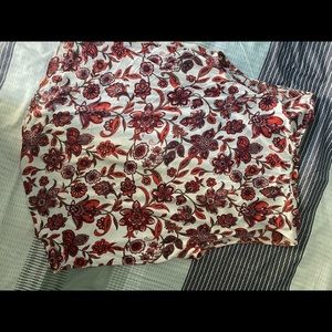 Loft mixed media sleeveless top